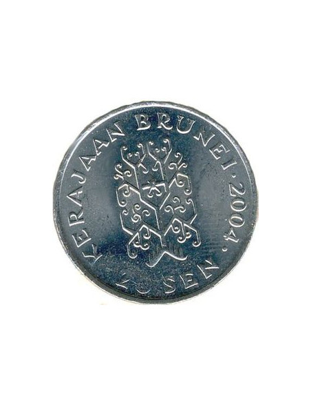 Rewers monety Brunei 20 Sen 1994