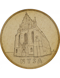 Awers monety 2 zł 2006 Nysa – woj. opolskie