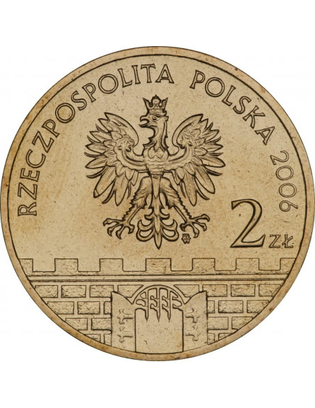 Rewers monety 2 zł 2006 Legnica – woj. dolnośląskie