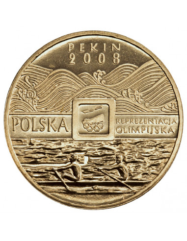 Awers monety 2 zł 2008 Igrzyska XXIX Olimpiady – Pekin 2008