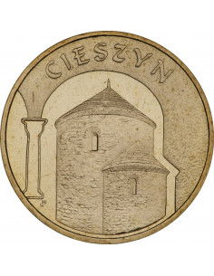 Awers monety 2 zł 2005 Cieszyn – woj. śląskie