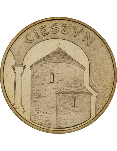 Awers monety 2 zł 2005 Cieszyn – woj. śląskie