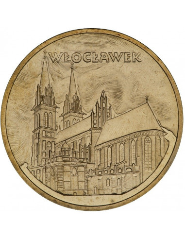 Awers monety 2 zł 2005 Włocławek – woj. kujawskopomorskie