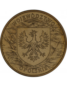 Awers monety 2 zł 2004 Herby Województw: opolskie