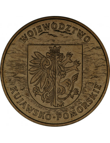 Awers monety 2 zł 2004 Herby Województw: kujawskopomorskie