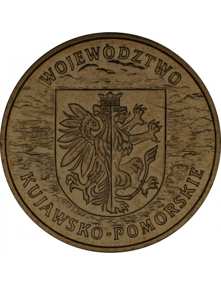 Awers monety 2 zł 2004 Herby Województw: kujawskopomorskie