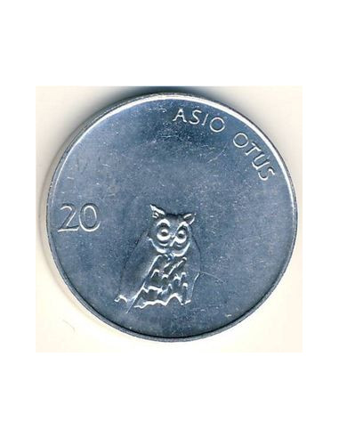 Awers monety 20 Stotinka 1992