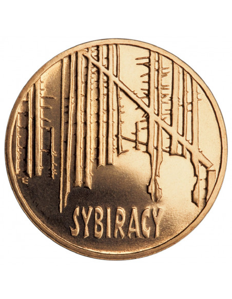Awers monety 2 zł 2008 Sybiracy
