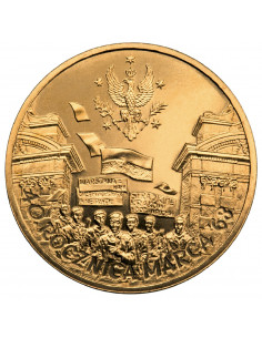 Awers monety 2 zł 2008 40. rocznica Marca ’68