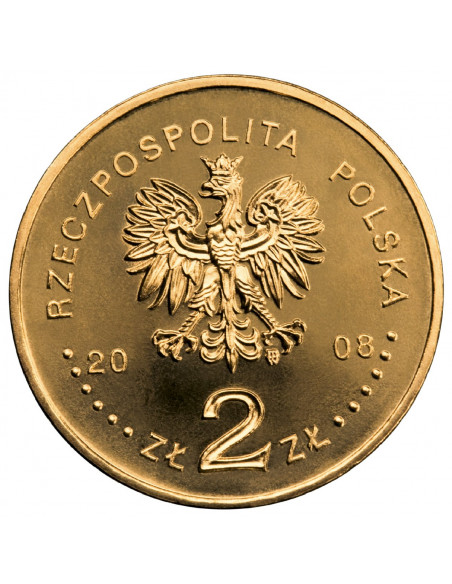 Rewers monety 2 zł 2008 40. rocznica Marca ’68