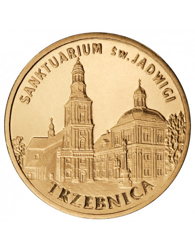 Awers monety 2 zł 2009 Miasta w Polsce: Trzebnica – Sanktuarium św. Jadwigi