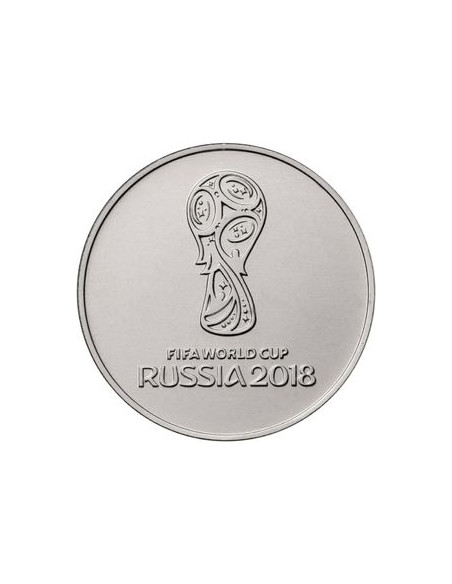 Awers monety 25 Rubli 2018 Mistrzostwa Świata w Piłce Nożnej 2018 Rosja Logo