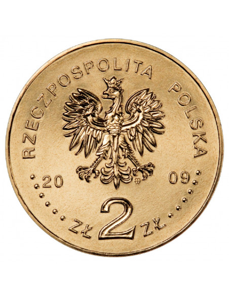 Rewers monety 2 zł 2009 Polacy ratujący Żydów – Irena Sendlerowa Zofia Kossak siostra Matylda Getter