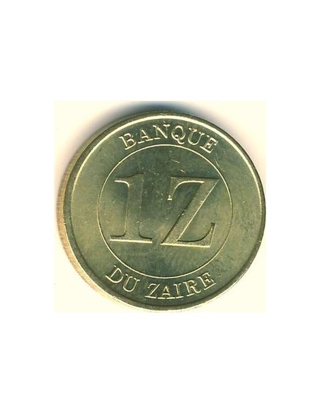 Rewers monety Zair 1 Zaire 1987