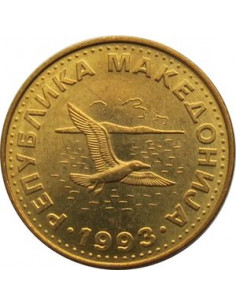 Awers monety Macedonia Północna 50 Deni 1993