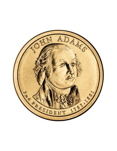 Awers monety USA 1 Dolar 2007 2 Prezydent USA John Adams 17971801
