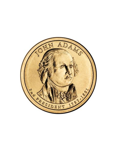 Awers monety USA 1 Dolar 2007 2 Prezydent USA John Adams 17971801