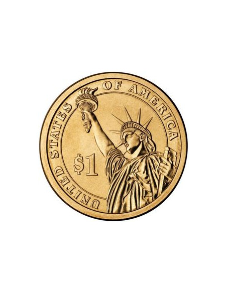 Rewers monety USA 1 Dolar 2007 4 Prezydent USA James Madison 18091817