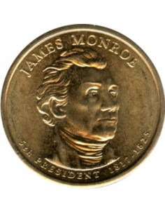 Awers monety USA 1 Dolar 2008 5 Prezydent USA James Monroe 18171825