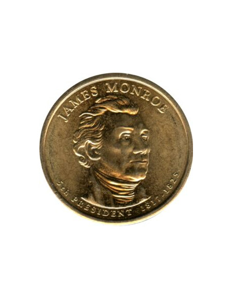 Awers monety USA 1 Dolar 2008 5 Prezydent USA James Monroe 18171825