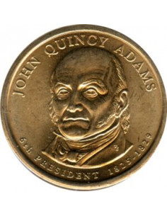 Awers monety USA 1 Dolar 2008 6 Prezydent USA John Quincy Adams 18251829