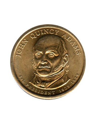 Awers monety 1 Dolar 2008 6 Prezydent USA John Quincy Adams 18251829