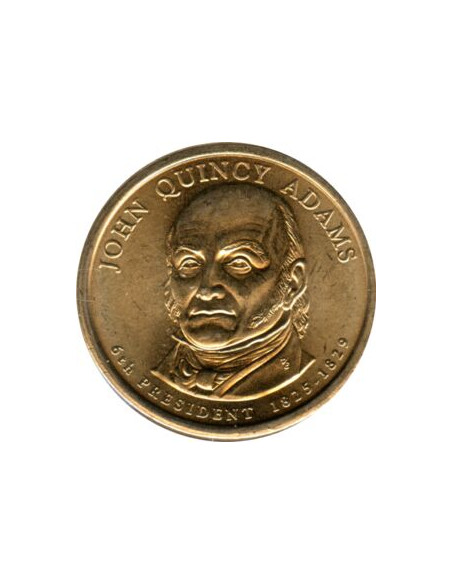 Awers monety USA 1 Dolar 2008 6 Prezydent USA John Quincy Adams 18251829
