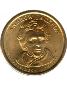 Awers monety USA 1 Dolar 2008 7 Prezydent USA Andrew Jackson 18291837