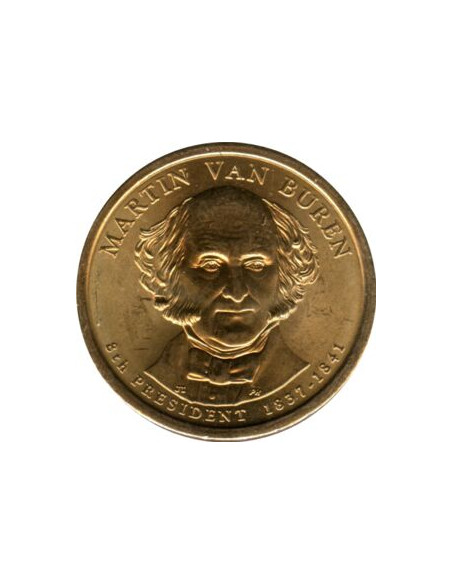 Awers monety USA 1 Dolar 2008 8 Prezydent USA Martin Van Buren 18371841