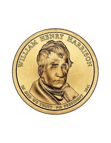 Awers monety 1 Dolar 2009  9 Prezydent USA William Henry Harrison 1841