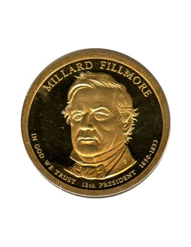 1 Dolar 2010 13  Prezydent USA - Millard Fillmore (1850-1853)