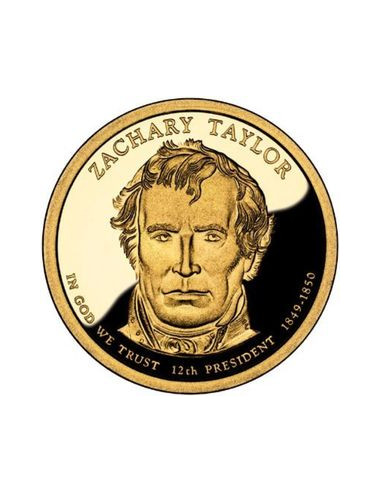 1 Dolar 2009 12  Prezydent USA -Zachary Taylor (1849-1850)