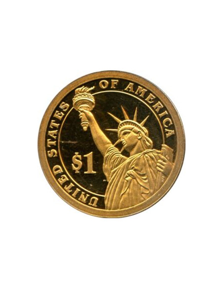 Rewers monety USA 1 Dolar 2010 15 Prezydent USA James Buchanan 18571861 