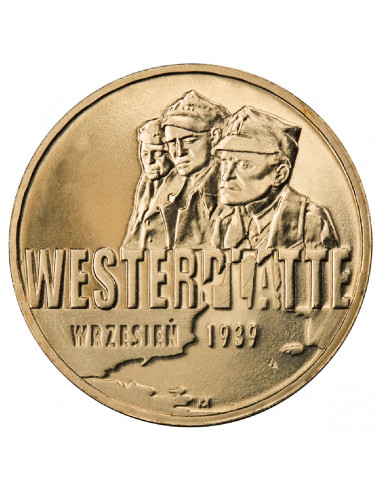 Awers monety 2 zł 2009 Wrzesień 1939 r.