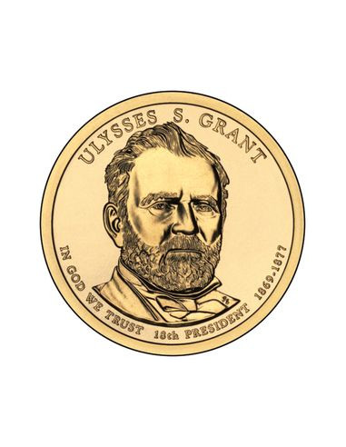 Awers monety 1 Dolar 2011 18 Prezydent Ulysses S. Grant 18691877