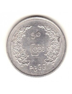 Awers monety Birma 50 Pia 1966 2