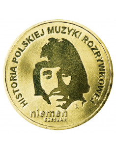 Awers monety 2 zł 2009  Historia Polskiej Muzyki Rozrywkowej: Czesław Niemen