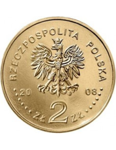 Awers monety 2 zł 2008 65. rocznica powstania w getcie warszawskim 2