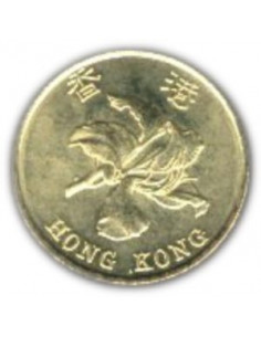 Awers monety Hongkong 10 Centów 1997