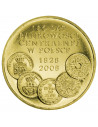 Awers monety 2 zł 2009 180 lat bankowości centralnej w Polsce