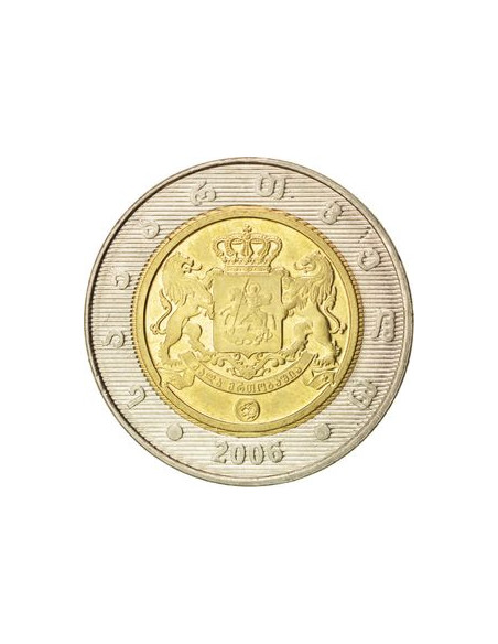 Awers monety Gruzja 2 Lari 2006
