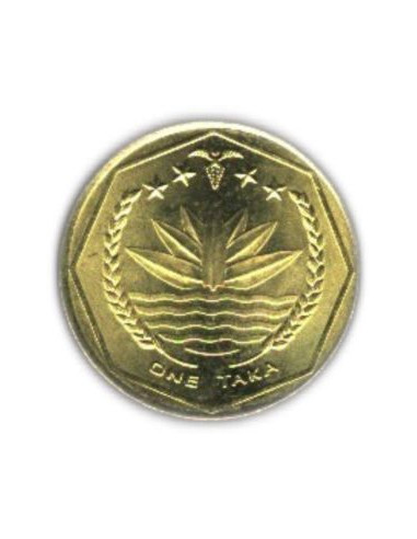 Awers monety 1 Taka 1999