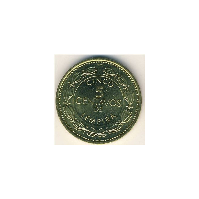 Rewers monety Honduras 5 Centavos 2005