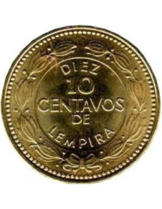 Awers monety Honduras 10 Centavos 2014 2