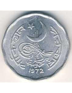 Awers monety Pakistan 2 Pajsy 1969