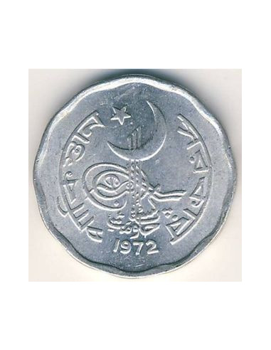 Awers monety Pakistan 2 Pajsy 1969