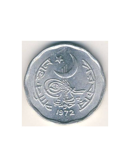 Awers monety Pakistan 2 Pajsy 1969