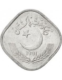 Awers monety Pakistan 5 Pajs 1996