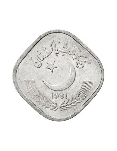 Awers monety Pakistan 5 Pajs 1996