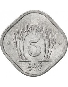 Awers monety Pakistan 5 Pajs 1996 2